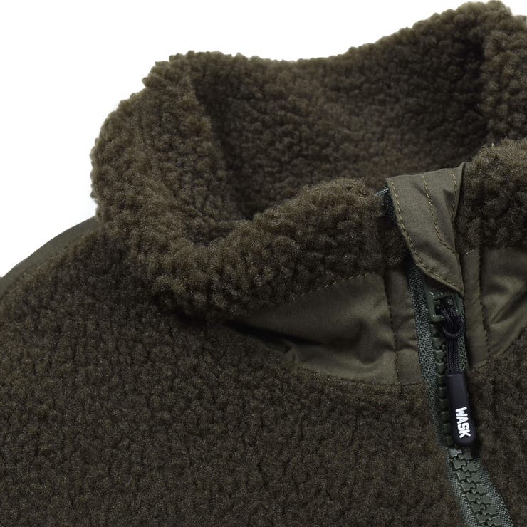 ボア ナイロンツイル 切り替え 中綿 ジャケット (100~160cm) | WASK | 詳細画像12 