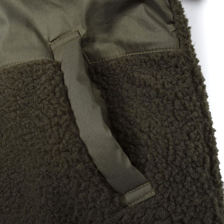 ボア ナイロンツイル 切り替え 中綿 ジャケット (100~160cm) | WASK | 詳細画像14 