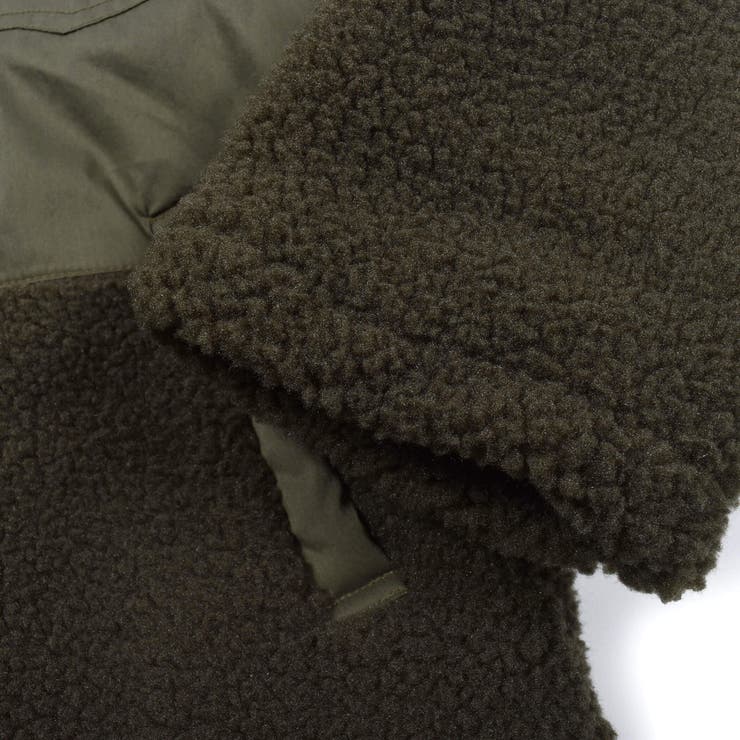 ボア ナイロンツイル 切り替え 中綿 ジャケット (100~160cm) | WASK | 詳細画像15 