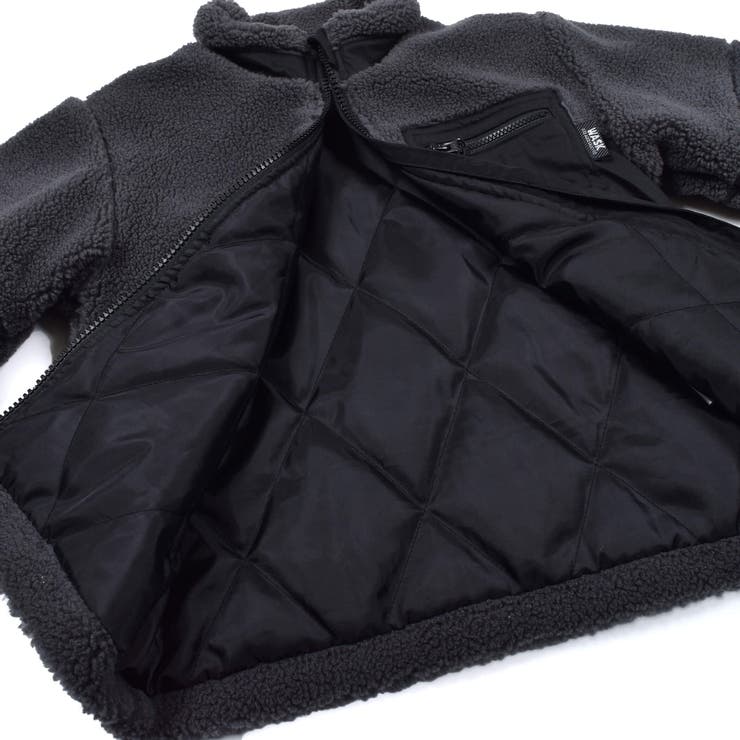 ボア ナイロンツイル 切り替え 中綿 ジャケット (100~160cm) | WASK | 詳細画像23 