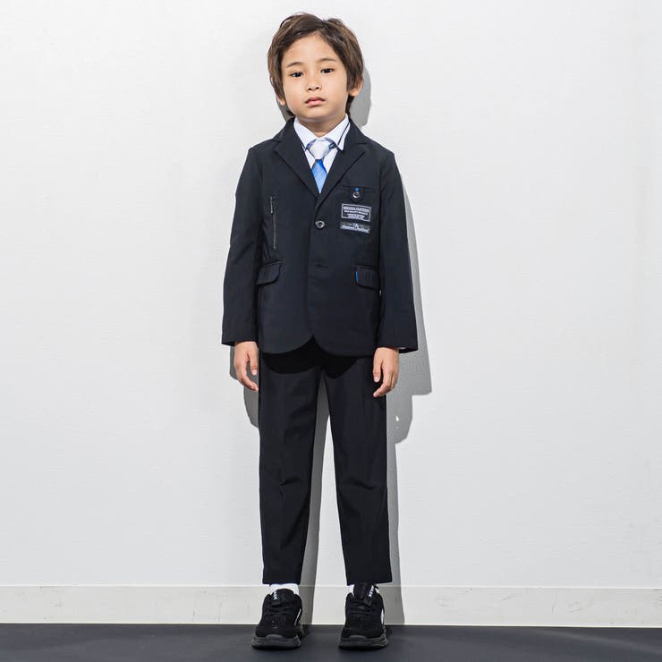 ファスナーポケットトリコットフォーマルジャケット(110~160cm