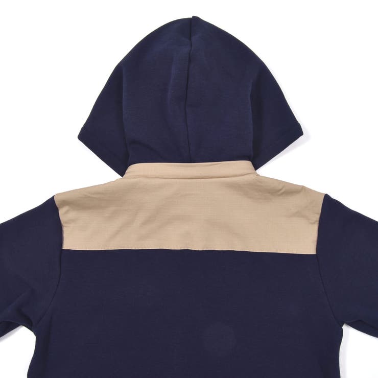 エステル裏起毛リップストップポケットパーカー(100~160cm) | WASK | 詳細画像13 