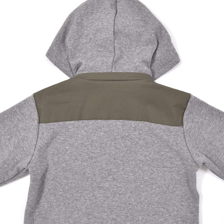 エステル裏起毛リップストップポケットパーカー(100~160cm) | WASK | 詳細画像21 