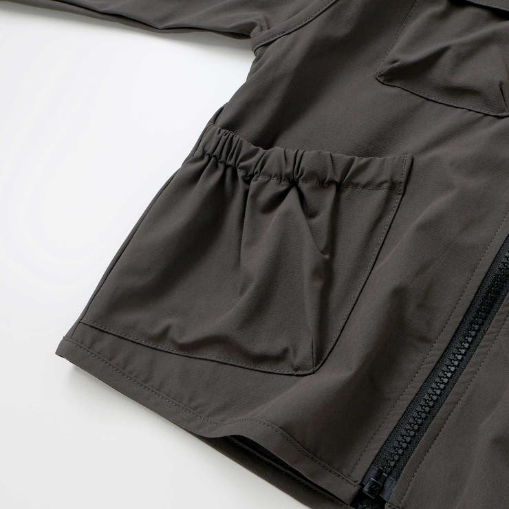 袖取り外しワークポケットジャケット(100~160cm) | WASK | 詳細画像12 