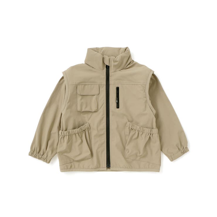 袖取り外しワークポケットジャケット(100~160cm) | WASK | 詳細画像18 