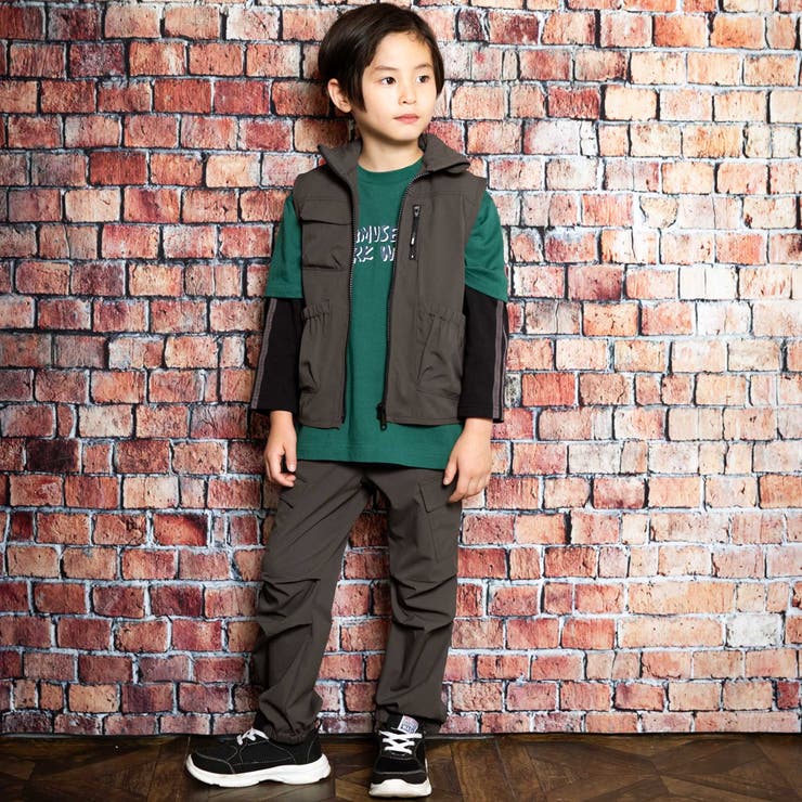 袖取り外しワークポケットジャケット(100~160cm) | WASK | 詳細画像3 