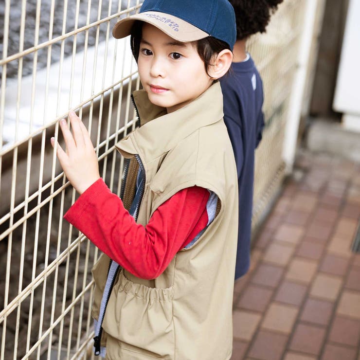 袖取り外しワークポケットジャケット(100~160cm) | WASK | 詳細画像4 