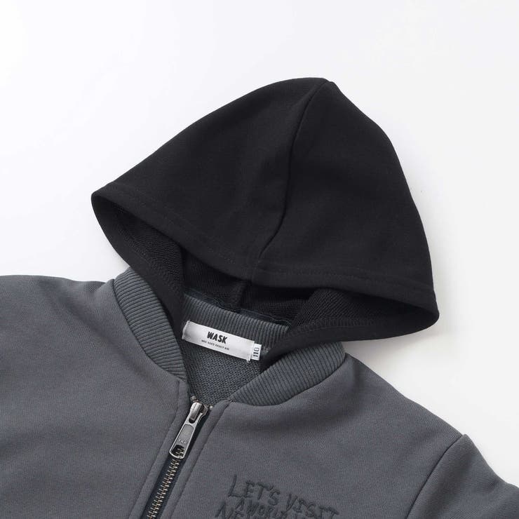 ロゴ配色裏毛パーカー(90~150cm) | WASK | 詳細画像11 