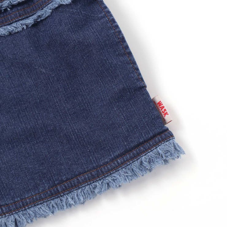 フリンジストレッチデニム中綿キルトジャケット(110~160cm) | WASK | 詳細画像12 