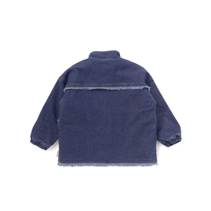 フリンジストレッチデニム中綿キルトジャケット(110~160cm) | WASK | 詳細画像7 