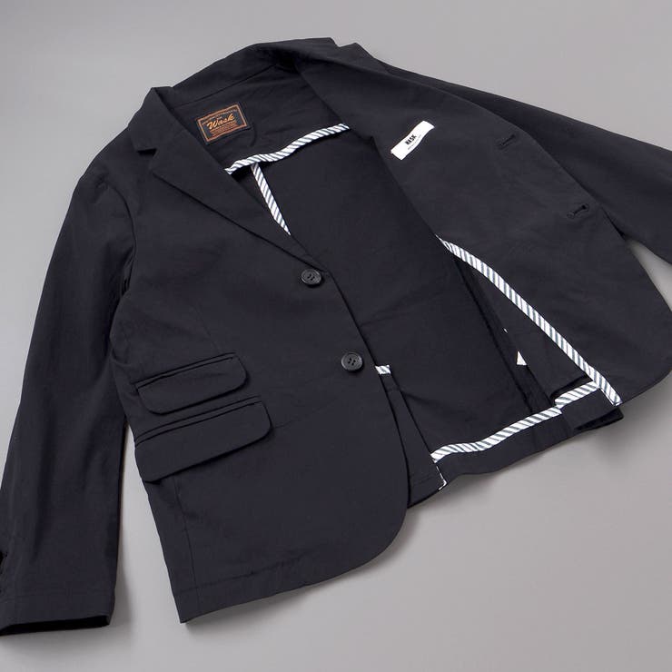 ファスナーポケットハイストレッチアシンメトリージャケット(110~160cm) | WASK | 詳細画像13 