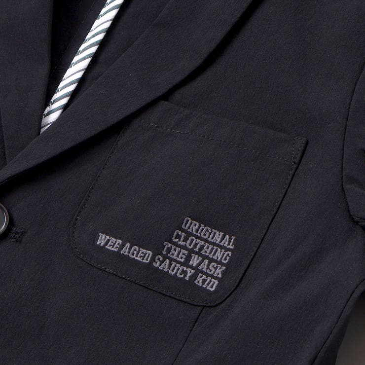 ファスナーポケットハイストレッチアシンメトリージャケット(110~160cm) | WASK | 詳細画像7 