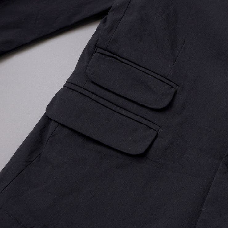 ファスナーポケットハイストレッチアシンメトリージャケット(110~160cm) | WASK | 詳細画像8 