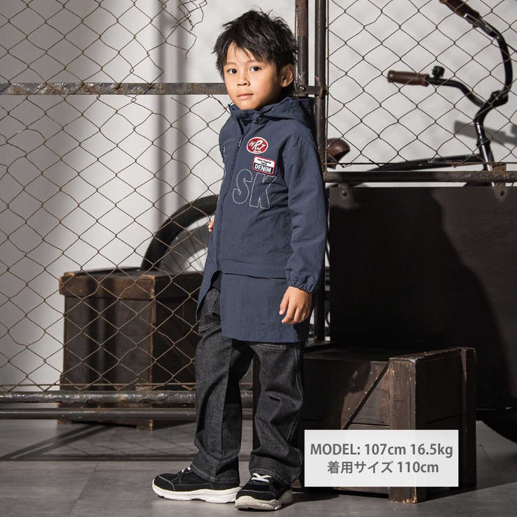 リバイバルWASKロゴナイロンジャケット(110~160cm) | WASK | 詳細画像2 