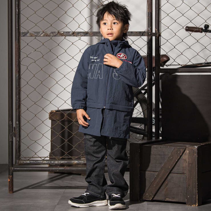 リバイバルWASKロゴナイロンジャケット(110~160cm) | WASK | 詳細画像3 