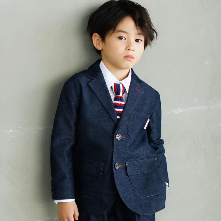 オックスワンポイント刺しゅう長袖レギュラーシャツ(110~160cm) | WASK | 詳細画像3 