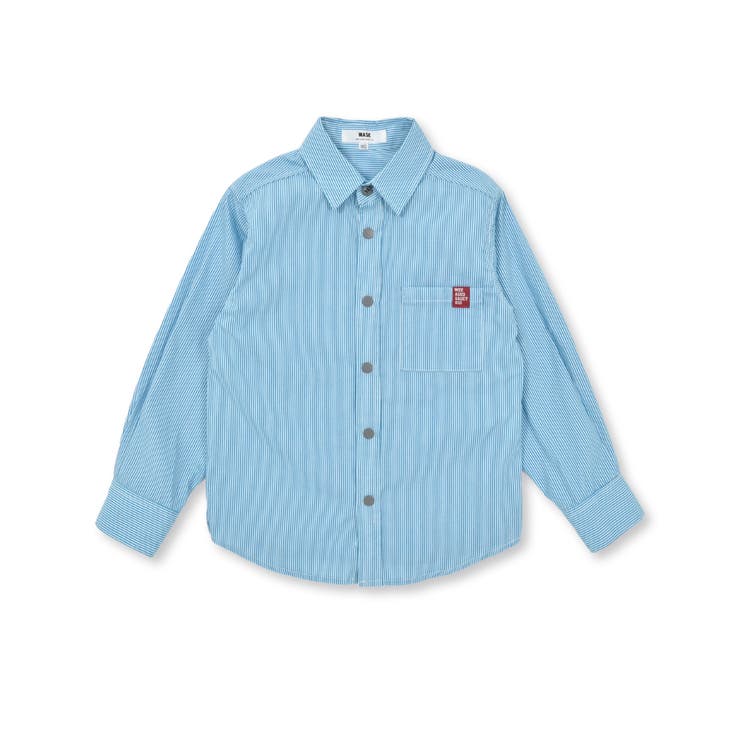 カラー織ネームストライプシャツ(110~160cm) | WASK | 詳細画像5 