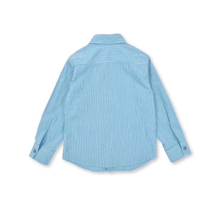 カラー織ネームストライプシャツ(110~160cm) | WASK | 詳細画像6 