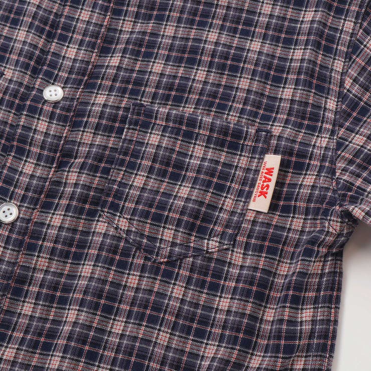 リバーシブルガーゼチェックシャツ(110~160cm) | WASK | 詳細画像11 