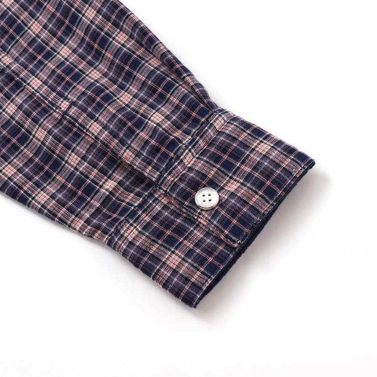 リバーシブルガーゼチェックシャツ(110~160cm) | WASK | 詳細画像12 