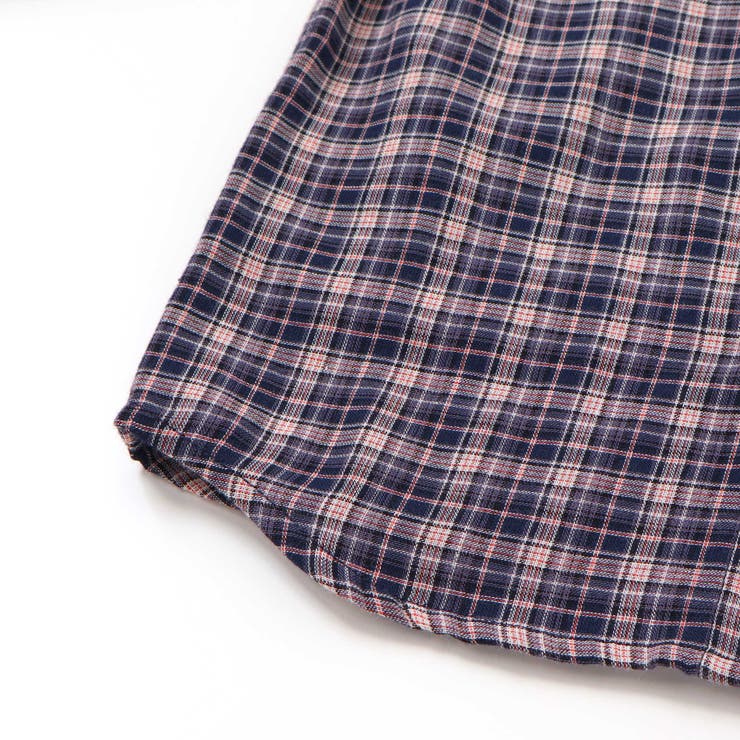 リバーシブルガーゼチェックシャツ(110~160cm) | WASK | 詳細画像13 