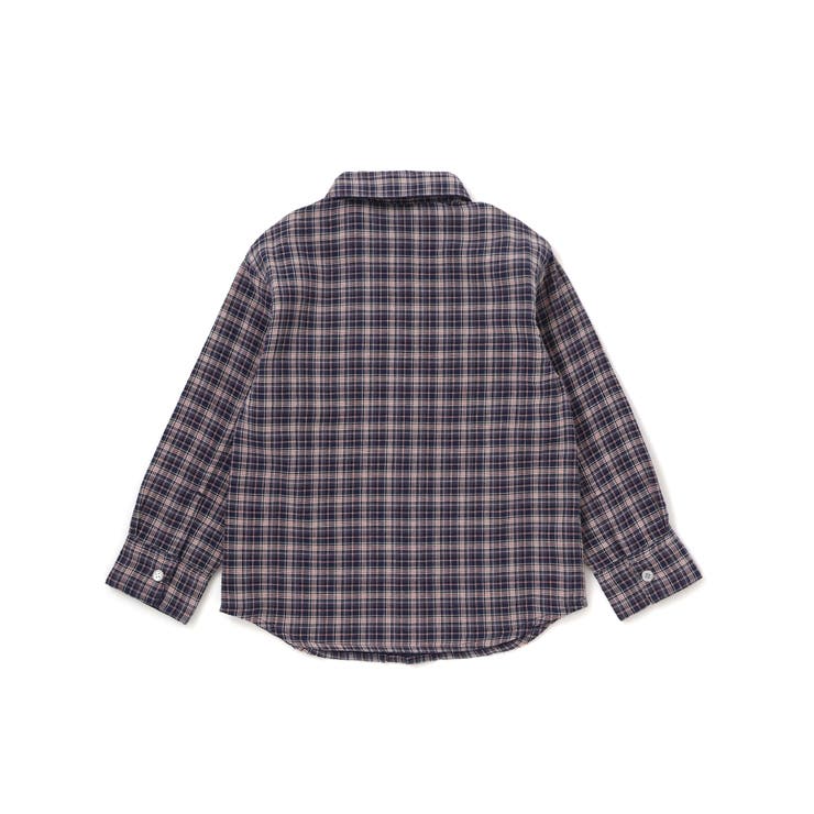 リバーシブルガーゼチェックシャツ(110~160cm) | WASK | 詳細画像7 