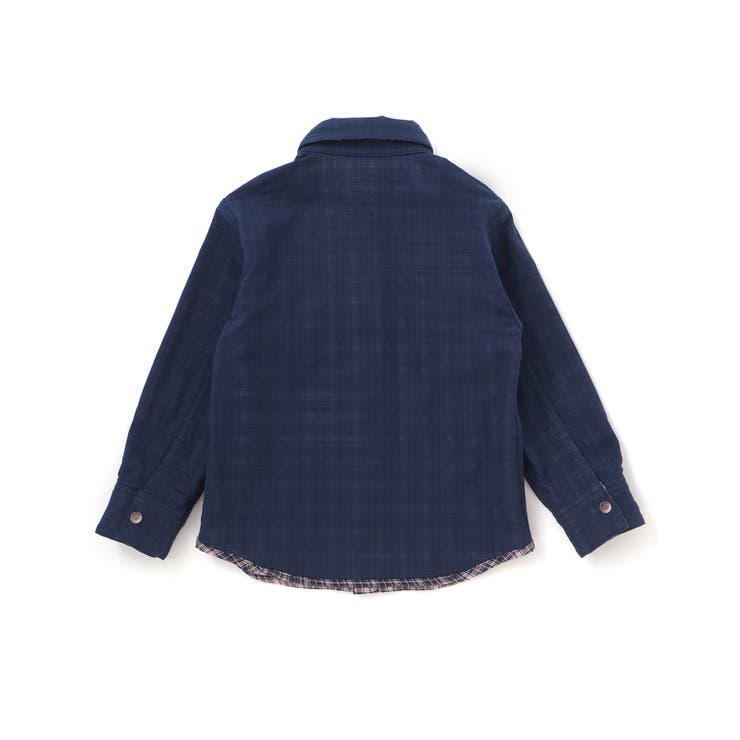 リバーシブルガーゼチェックシャツ(110~160cm) | WASK | 詳細画像9 