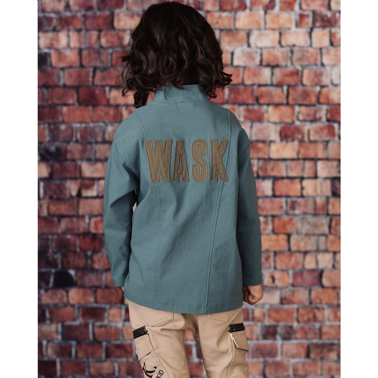 裏起毛 ツイル フィッシャーマン スモック (100~160cm) | WASK | 詳細画像6 