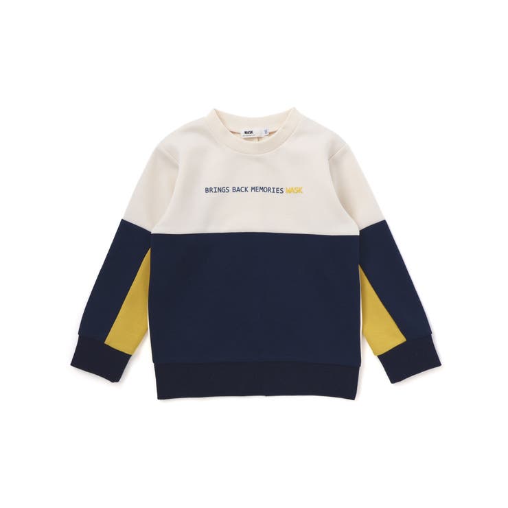 ロゴプリント配色トレーナー(110~160cm) | WASK | 詳細画像6 