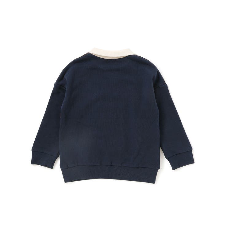 ロゴ刺しゅう襟付きトレーナー(110~160cm) | WASK | 詳細画像5 