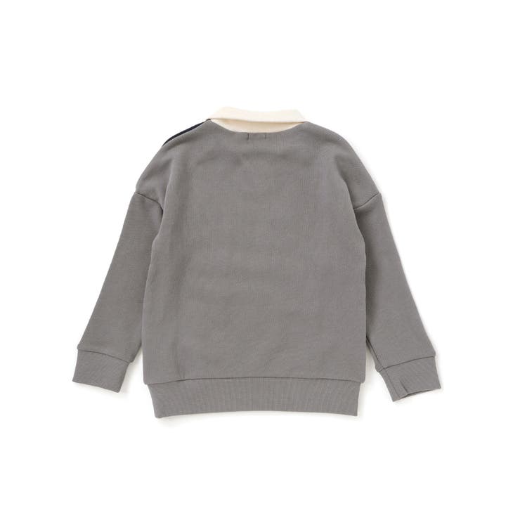 ロゴ刺しゅう襟付きトレーナー(110~160cm) | WASK | 詳細画像7 