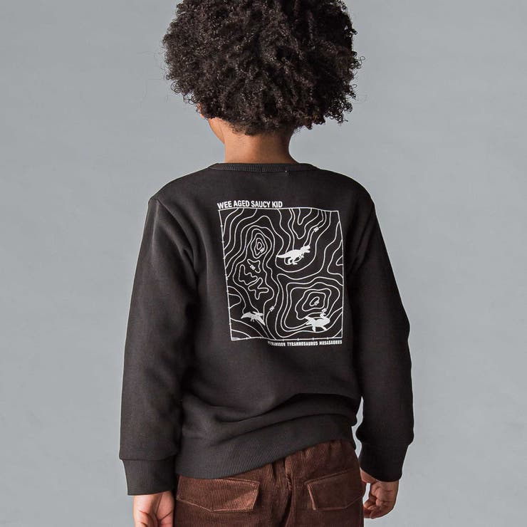 恐竜プリントトレーナー(100~160cm) | WASK | 詳細画像3 