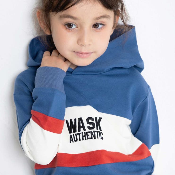 配色フーディミニ裏毛トレーナー | WASK | 詳細画像5 