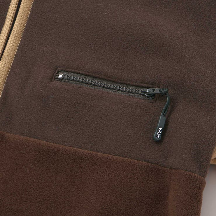 配色ハーフジップフリースプルオーバー(110~160cm) | WASK | 詳細画像12 