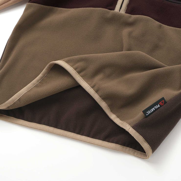 配色ハーフジップフリースプルオーバー(110~160cm) | WASK | 詳細画像15 