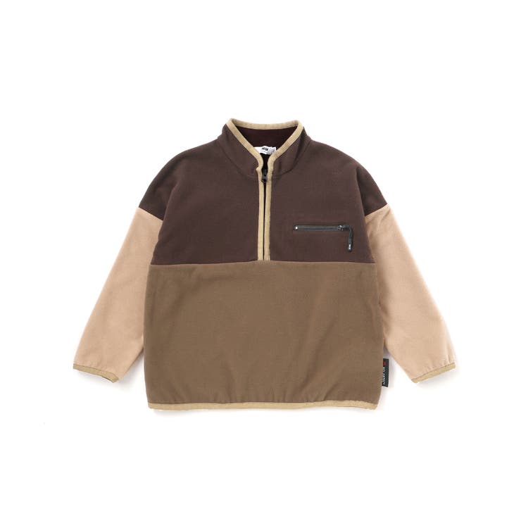 配色ハーフジップフリースプルオーバー(110~160cm) | WASK | 詳細画像8 