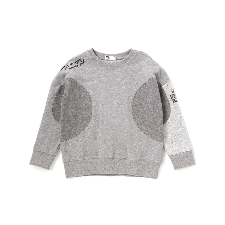 円形切り替えBIG裏毛トレーナー(100~160cm) | WASK | 詳細画像10 