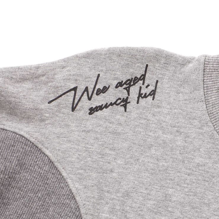 円形切り替えBIG裏毛トレーナー(100~160cm) | WASK | 詳細画像13 