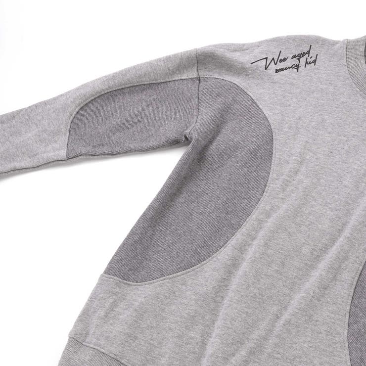 円形切り替えBIG裏毛トレーナー(100~160cm) | WASK | 詳細画像14 