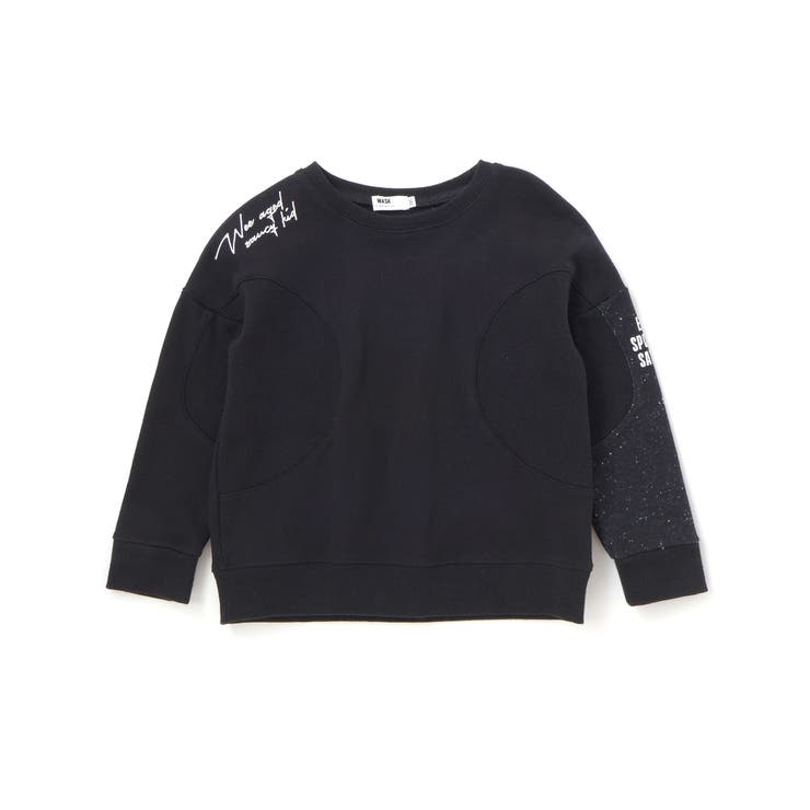 円形切り替えBIG裏毛トレーナー(100~160cm) | WASK | 詳細画像6 