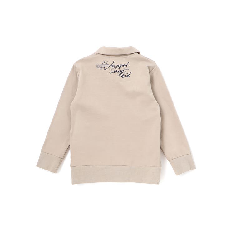 襟付き裏チェックトレーナー(110~160cm) | WASK | 詳細画像10 