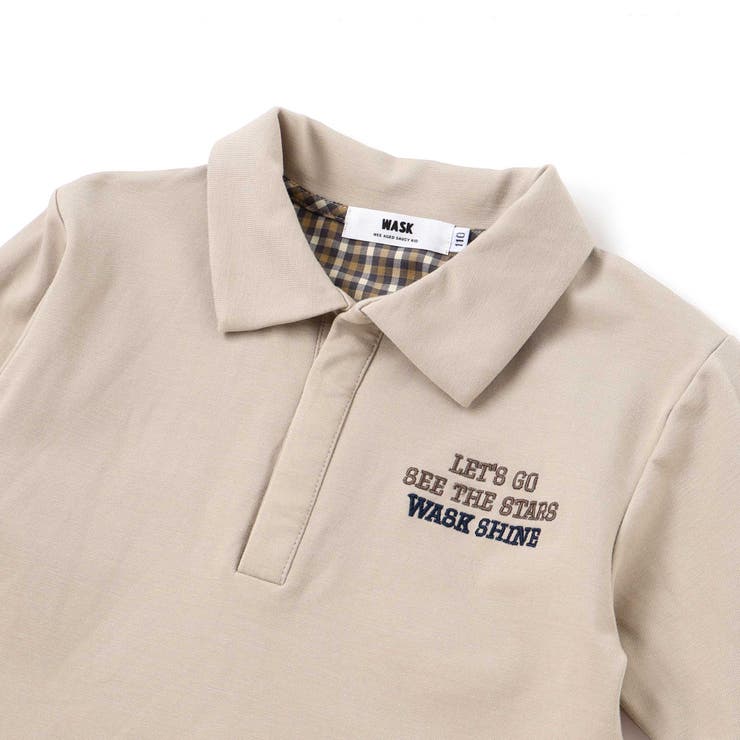 襟付き裏チェックトレーナー(110~160cm) | WASK | 詳細画像11 