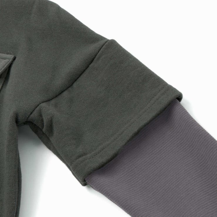 レイヤード風BIGフーディトレーナー(110~160cm) | WASK | 詳細画像12 