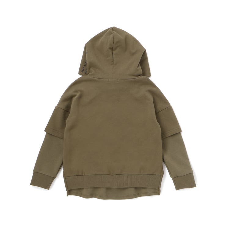 レイヤード風BIGフーディトレーナー(110~160cm) | WASK | 詳細画像18 