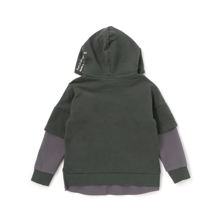 レイヤード風BIGフーディトレーナー(110~160cm) | WASK | 詳細画像7 