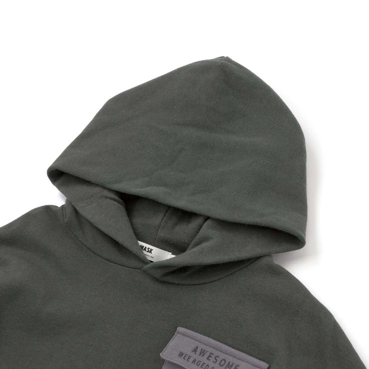 レイヤード風BIGフーディトレーナー(110~160cm) | WASK | 詳細画像8 