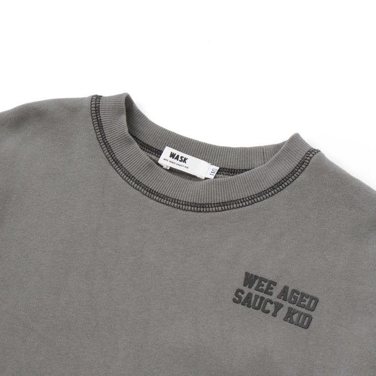 ロゴプリント配色ステッチBIGトレーナー(110~160cm) | WASK | 詳細画像10 