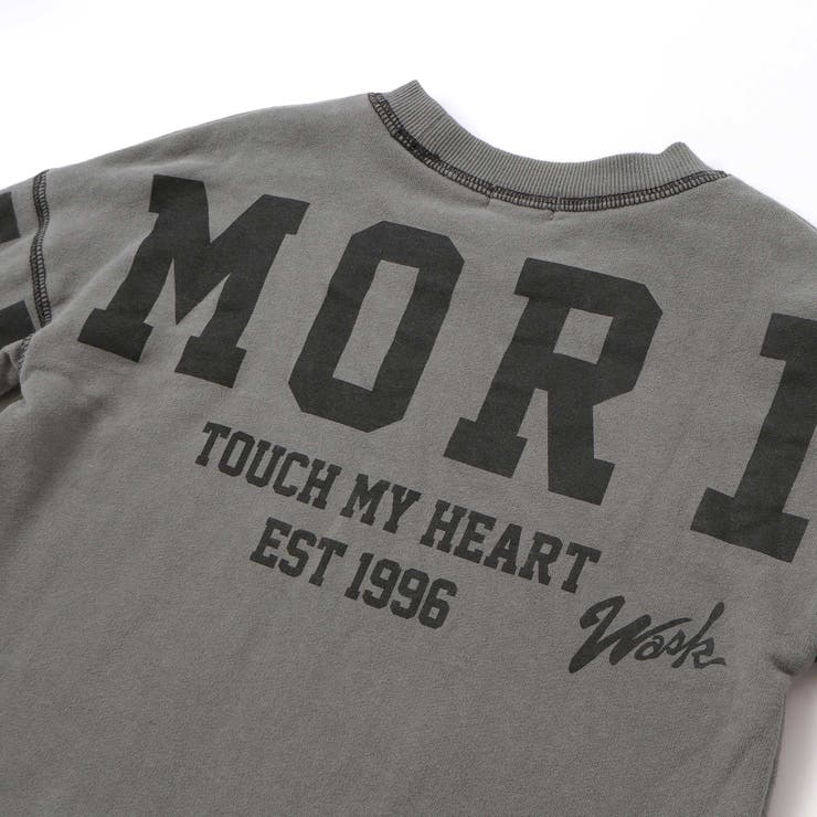 ロゴプリント配色ステッチBIGトレーナー(110~160cm) | WASK | 詳細画像13 