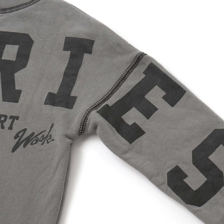 ロゴプリント配色ステッチBIGトレーナー(110~160cm) | WASK | 詳細画像14 