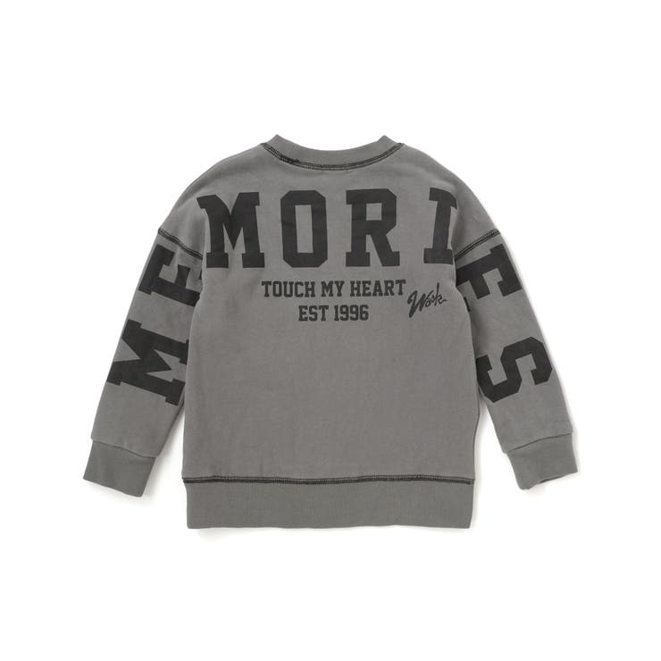 ロゴプリント配色ステッチBIGトレーナー(110~160cm) | WASK | 詳細画像9 